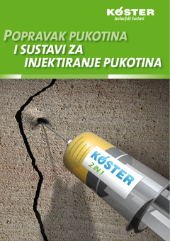 Popravak pukotina i sustavi za injektiranje pukotina